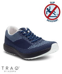 TRAQ by Alegria Navy GOALZ Lace Up Women's Athletic Nursing Shoes