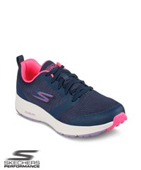 Skechers Go Run Consistent Fearsome Navy Multi Women's Lace Up Athletic Nursing Shoes