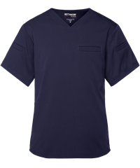 Grey's Anatomy Spandex STRETCH Wesley Men's 3-Pocket Sport V-Neck Scrub Top