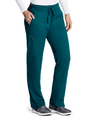Style # GRS500: BAHAMGrey's Anatomy Spandex STRETCH Kim Women's 3-Pocket Cargo Scrub Pants