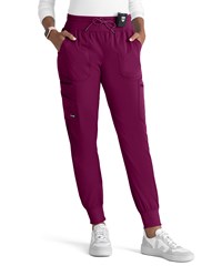 Grey's Anatomy Spandex STRETCH Carly Women's 7-Pocket PETITE Cargo Jogger Scrub Pants