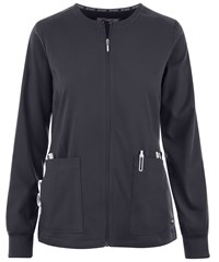Grey's Anatomy Spandex STRETCH Gianna Women's 5-Pocket Zip Front Scrub Jacket