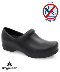 Style # GUARDIAN: BLACKAnywear Guardian Angel Unisex Slip Resistant Nursing Shoes