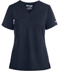 Grey's Anatomy Spandex STRETCH Bree Women's 1-Pocket Tuck In Scrub Top