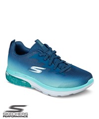 Skechers Go Walk Air 2.0 Quick Breeze Blue/Turquoise Women's Lace Up Athletic Shoes