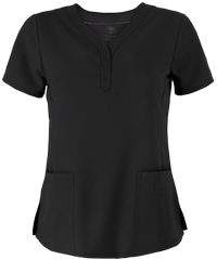 Style # HE2167: BLACKHealing Hands Purple Label Jane Women's 2-Pocket STRETCH Scrub Top