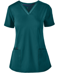 Healing Hands Purple Label Jasmin Women's 3-Pocket V-Neck STRETCH Scrub Top