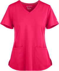 HH Works by Healing Hands Monica Women's 4-Pocket V-Neck STRETCH Scrub Top