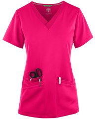 HH Works by Healing Hands Mariah Women's 3-Pocket V-Neck Scrub Top