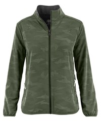 Healing Hands Purple Label Camo Destini Women's 3-Pocket STRETCH Scrub Jacket