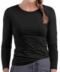 Style # HE5047: BLACKHealing Hands Purple Label Melissa Women's Long Sleeve STRETCH Scrub Tee