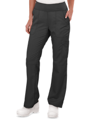 Style # HE9133: BLACKHealing Hands Purple Label Tori Women's 5-Pocket Yoga STRETCH Scrub Pants