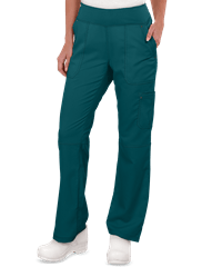 Style # HE9133: CARIBHealing Hands Purple Label Tori Women's 5-Pocket Yoga STRETCH Scrub Pants