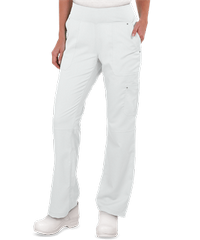 Style # HE9133: WHITEHealing Hands Purple Label Tori Women's 5-Pocket Yoga STRETCH Scrub Pants