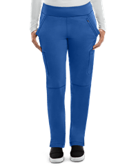 Healing Hands Purple Label Tyra Women's 8-Pocket Slim Yoga STRETCH PETITE Scrub Pants