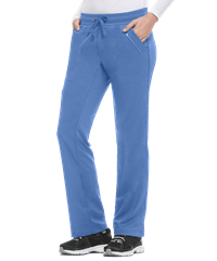 Healing Hands Purple Label Tanya Women's 5-Pocket Drawstring PETITE STRETCH Scrub Pants