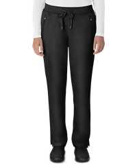 Style # HE9141: BLACKHealing Hands Purple Label Women's 6-Pocket Convertible Drawstring Cargo Yoga STRETCH Scrub Pants