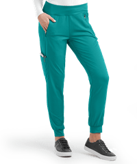 Healing Hands Purple Label Tara Women's 6-Pocket Jogger Cargo PETITE STRETCH Scrub Pants