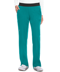 HH Works by Healing Hands Rachel Women's 7-Pocket Elastic Waist PETITE STRETCH Scrub Pants