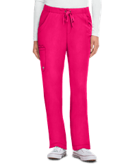 HH Works by Healing Hands Rebecca Women's 6-Pocket Drawstring Waist Cargo PETITE STRETCH Scrub Pants