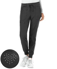 Style # HL030: BLACKheartsoul Break On Through Women's 6-Pocket NXT Jogger Drawstring STRETCH Scrub Pants