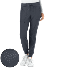 Style # HL030: PEWTEheartsoul Break On Through Women's 6-Pocket NXT Jogger Drawstring STRETCH Scrub Pants