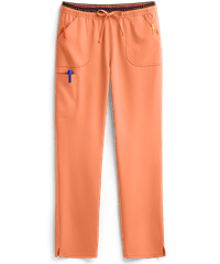Style # HL185: MAISQheartsoul Break On Through Women's 4-Pocket Straight Leg Cargo Scrub Pants