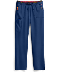 Style # HL185: NAVYheartsoul Break On Through Women's 4-Pocket Straight Leg Cargo Scrub Pants