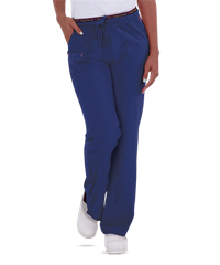 Style # HL20110: GALAXheartsoul Break On Through Women's 4-Pocket Heart Breaker Low-Rise Drawstring STRETCH Scrub Pants
