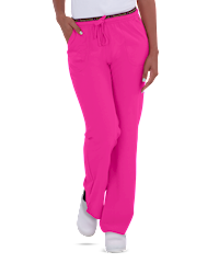 Style # HL20110: GLFUCheartsoul Break On Through Women's 4-Pocket Heart Breaker Low-Rise Drawstring STRETCH Scrub Pants