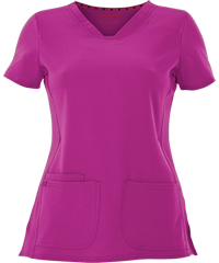 heartsoul Break On Through Women's 3-Pocket Pitter-Pat V-Neck Scrub Top