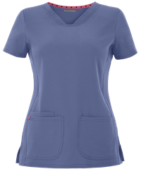 Style # HL20710: CEILheartsoul Break On Through Women's 3-Pocket Pitter-Pat V-Neck Scrub Top