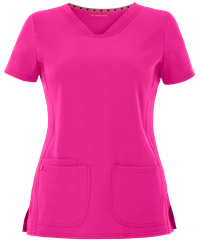 Style # HL20710: GLFUCheartsoul Break On Through Women's 3-Pocket Pitter-Pat V-Neck Scrub Top