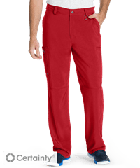 Cherokee Infinity Men's 5-Pocket Tapered Cargo Scrub Pants