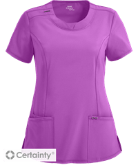 Cherokee Infinity Women's 3-Pocket Round Neck STRETCH Scrub Top