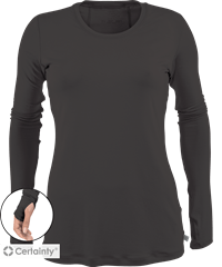 Style # IN2626: PEWTECherokee Infinity Women's Long Sleeve w/ Thumbholes Underscrub Knit Scrub Tee