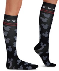 Cherokee Infinity All Ears Women's 8-12mmHg Compression Print Support Socks 