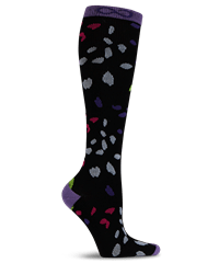 Cherokee Infinity Colorful Confetti Kick Start Women's 15-20 mmHg Compression Socks