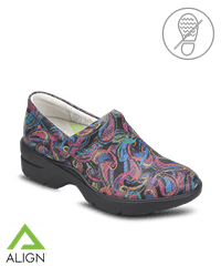 Nurse Mates Align Indya Rainbow Paisley Women's Resistant Nursing Clogs