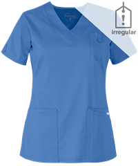 UA Butter-Soft STRETCH Women's 5-Pocket V-Neck Scrub Top **IRREGULAR**