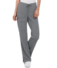 Jockey Women's 4-Pocket Drawstring Back Elastic TALL Scrub Pants