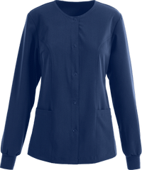 Jockey Women's 3-Pocket Classic Warm-Up Scrub Jacket