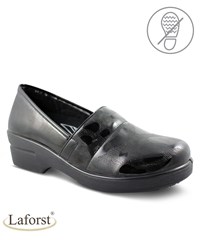 LaForst Jaime Black Patent Women's Leather Clog