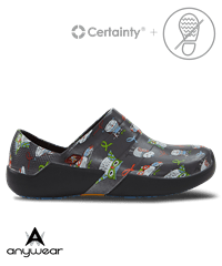 Cherokee Anywear Owl Be Around Journey Unisex Closed Back Nursing Shoes