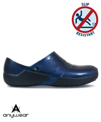 Cherokee Anywear Journey Purple Glitter Women's Closed Back Nursing Shoes