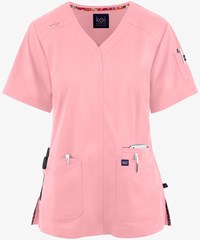 Style # K1043: SWPINkoi STRETCH Liv Women's 5-Pocket V-Neck Scrub Top