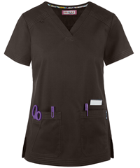koi Kyra Women's 4-Pocket V-Neck Scrub Top