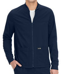 koi Basics Hayden Men's 4-Pocket Zip Front Scrub Jacket