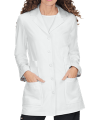 koi Janice Women's 3-Pocket Point Shirt Collar Scrub Lab Coat