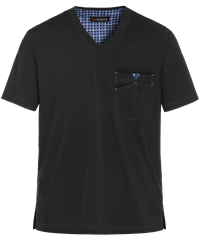 Style # K668: BLACKkoi Basics Bryan Men's 2-Pocket V-Neck Scrub Top